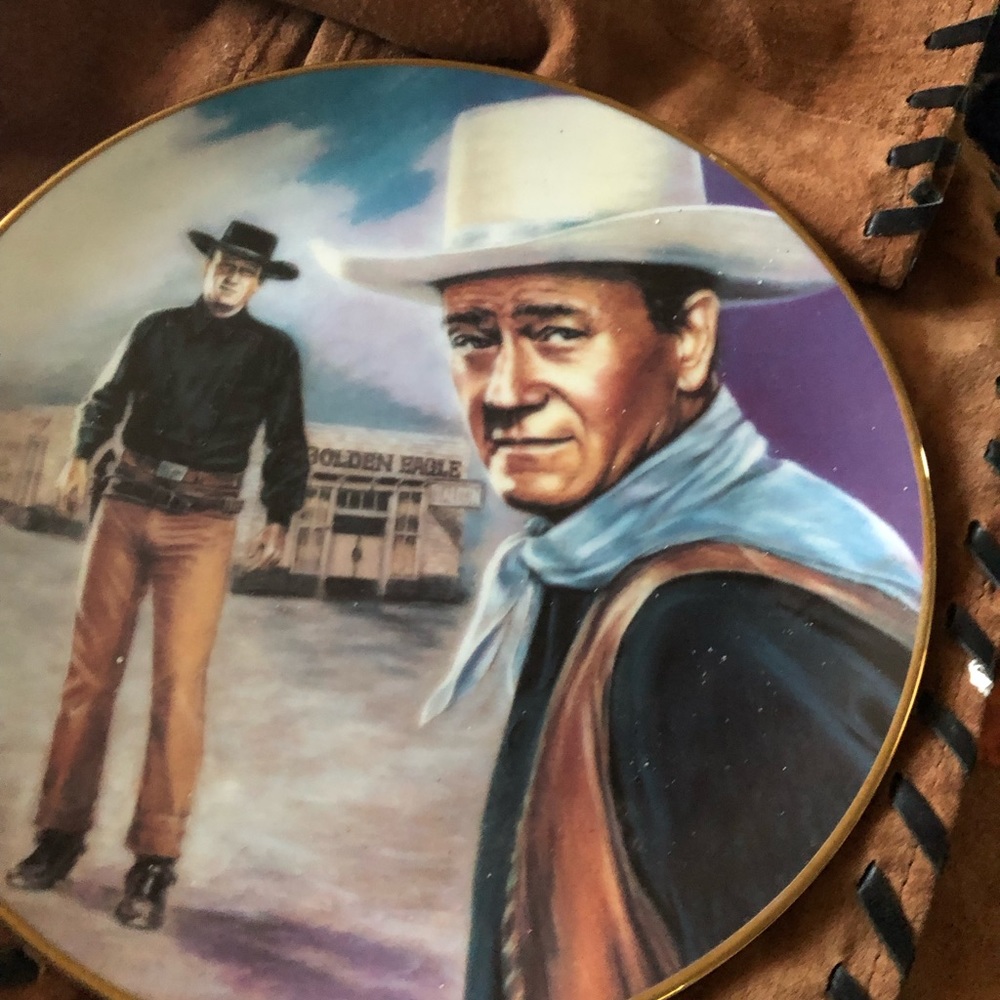 John Wayne plate